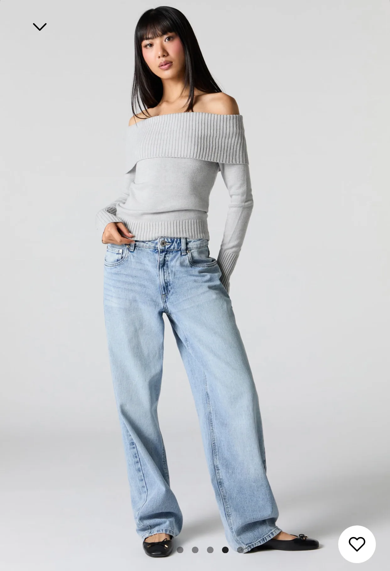 Off the Shoulder Knit Sweater NEW!! image indicator(2)