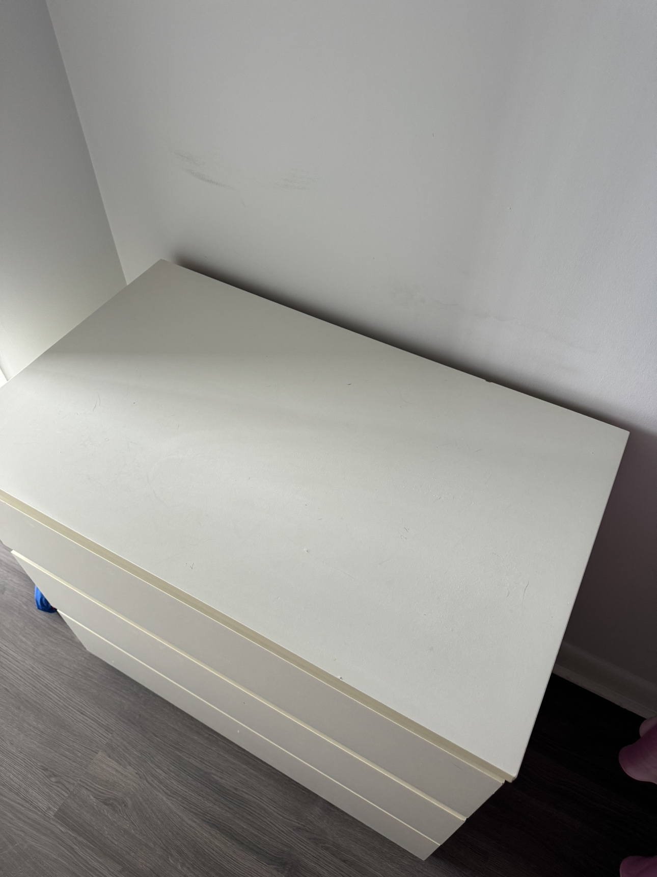 White 3-Drawer Dresser - photo 5