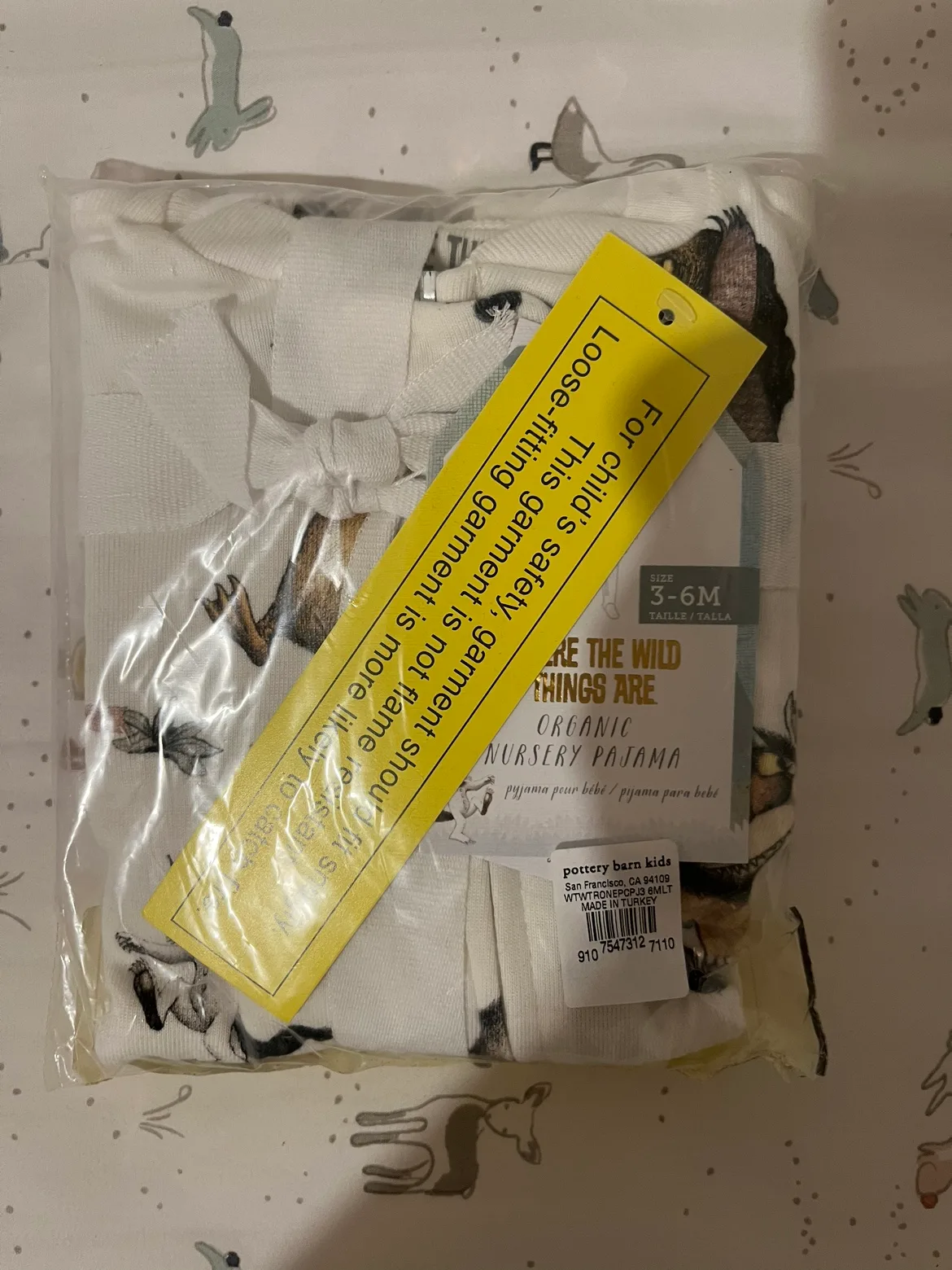 Brand New Where the Wild Things Are Baby Onesie PJ image indicator(5)