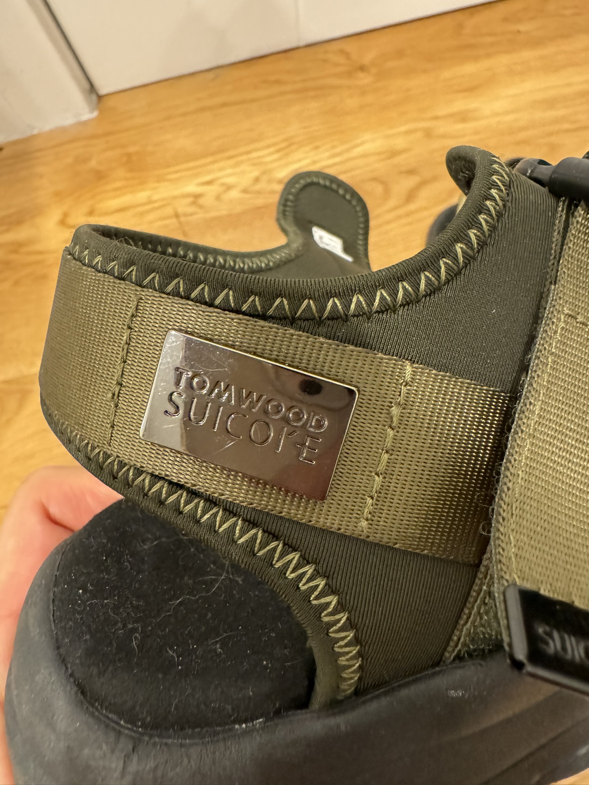 Suicoke x Tom Wood Men's Green Sandals - photo 5