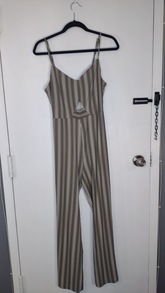 Striped Jumpsuit