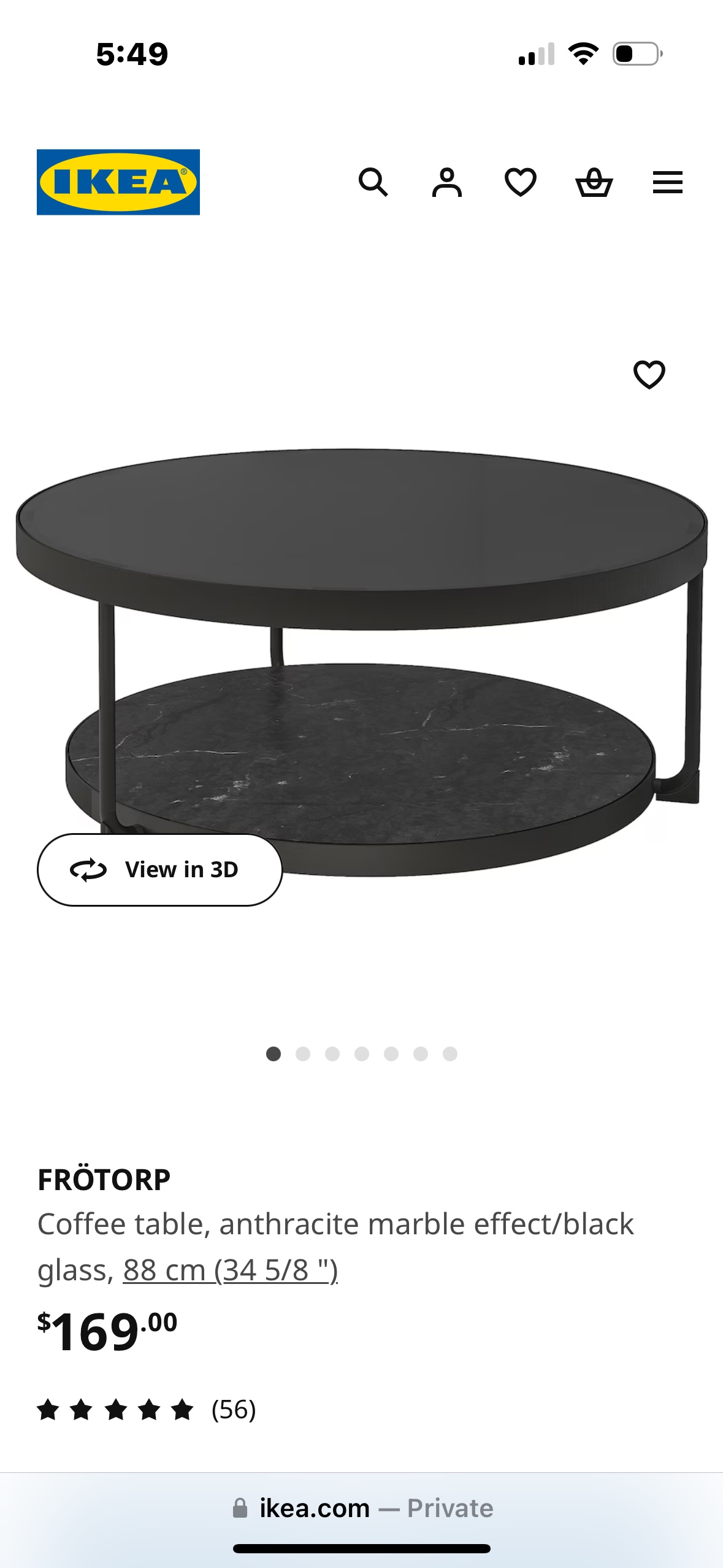 IKEA FRÖTORP Coffee Table