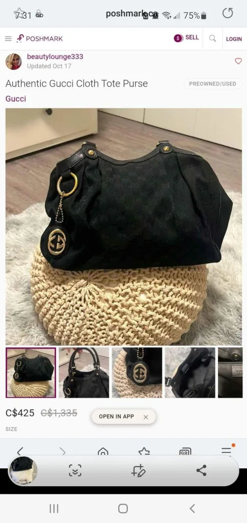 Gucci Tote Bag image indicator(7)