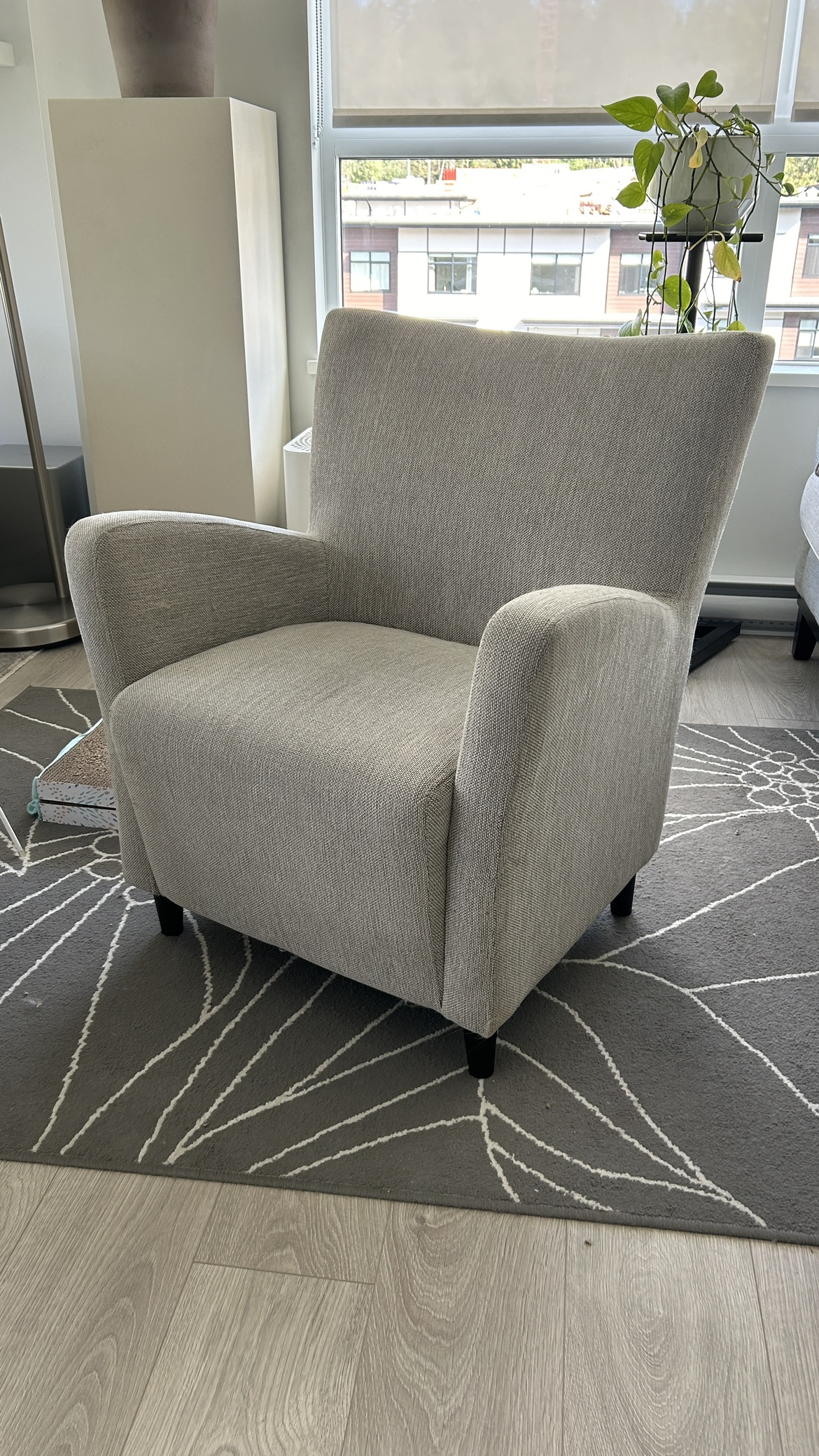 Grey Accent Chair