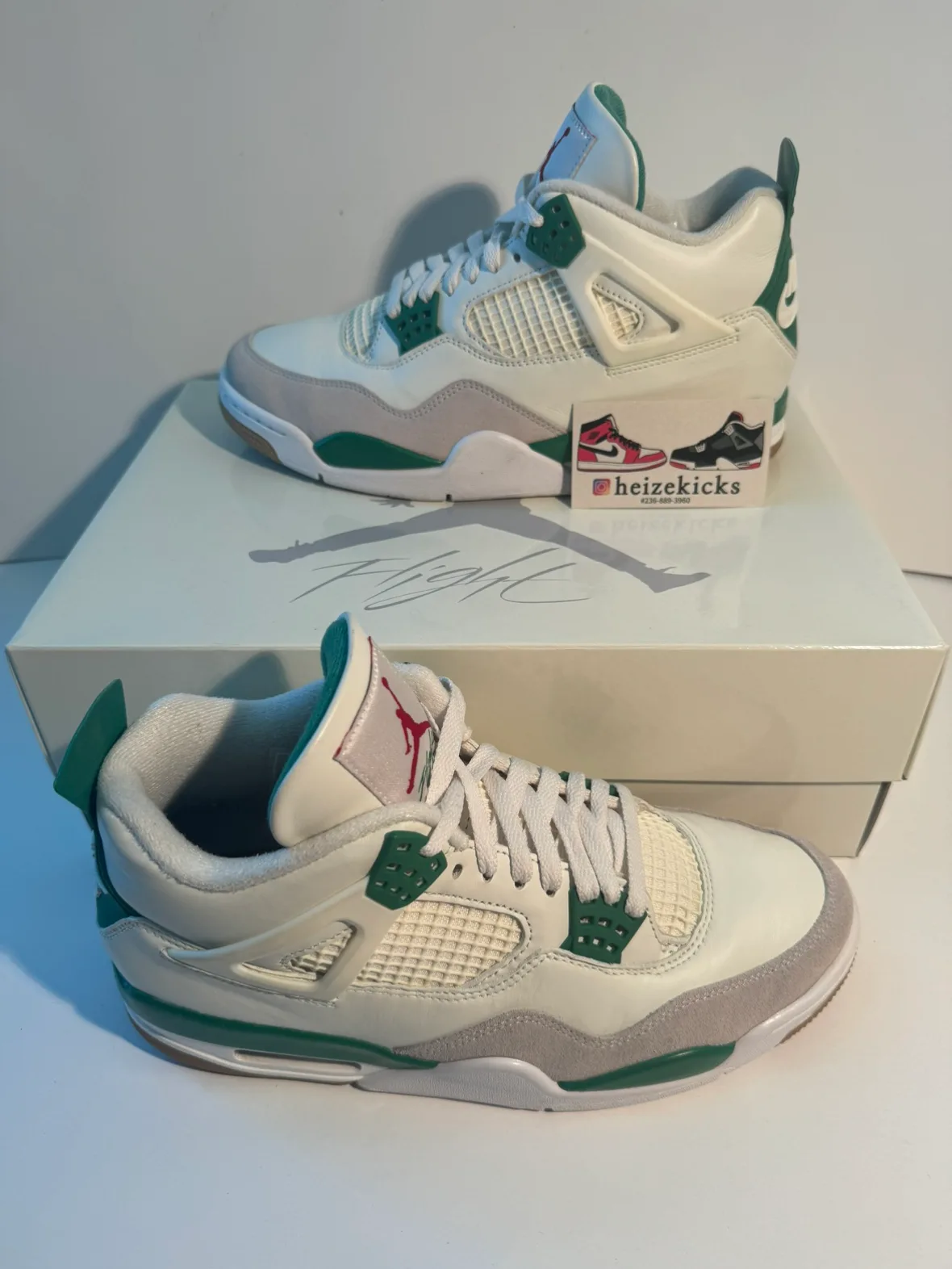 Jordan 4 SB Pine Green size 9.5 image indicator(2)
