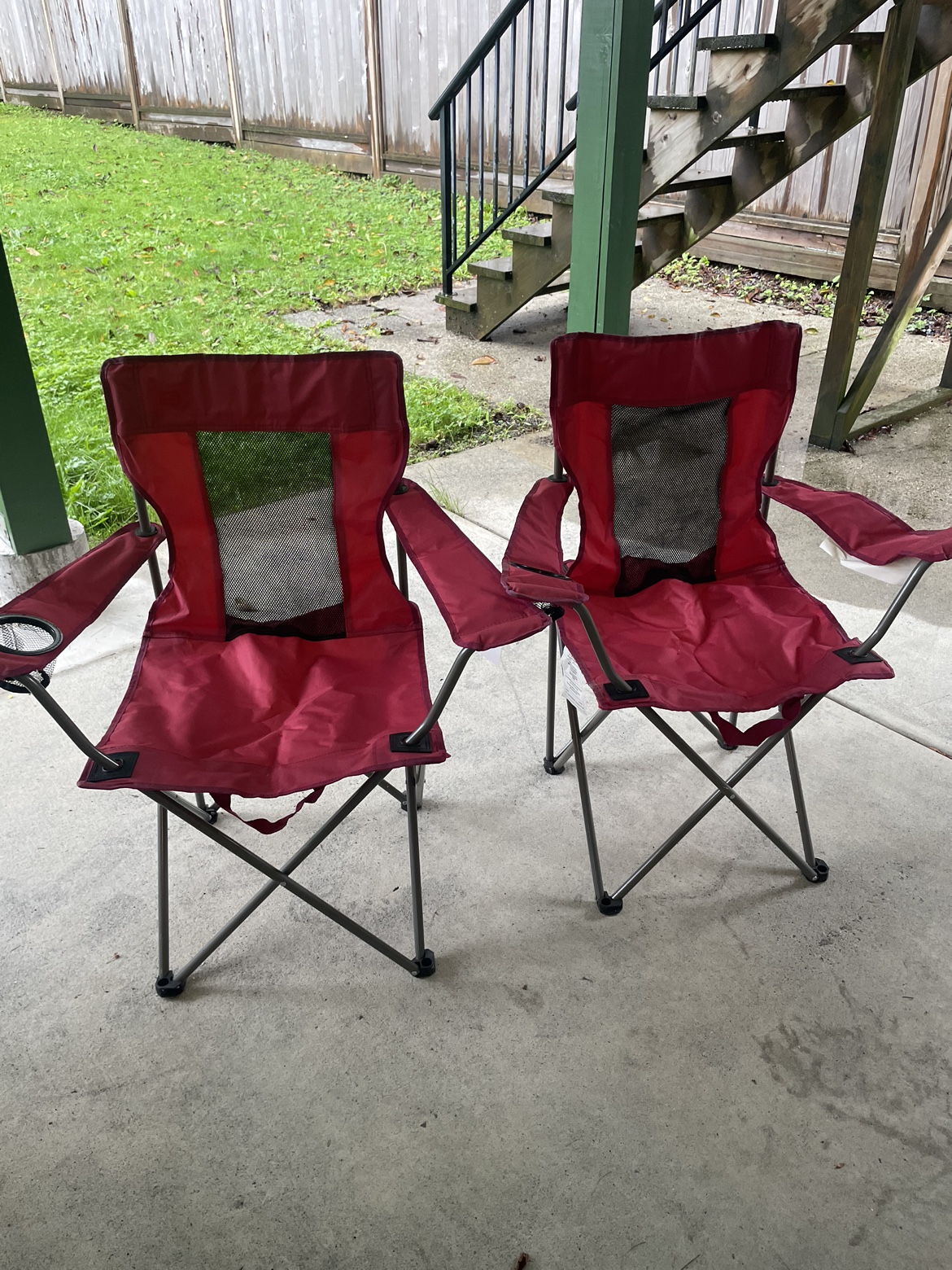 Set of Two Folding Chairs