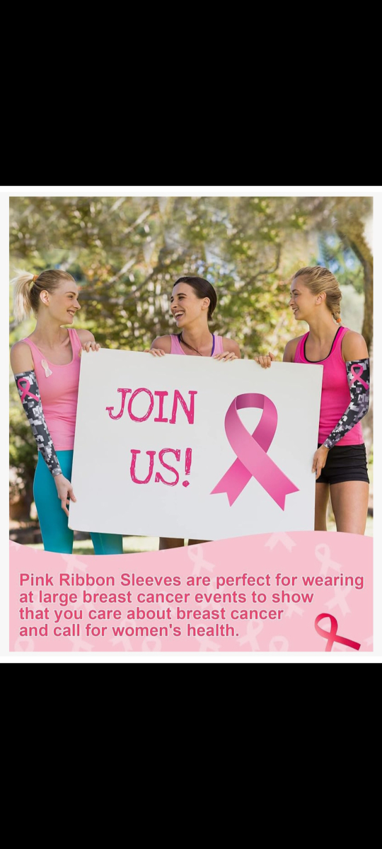Breast Cancer Awareness compression arm sleeves - photo 4