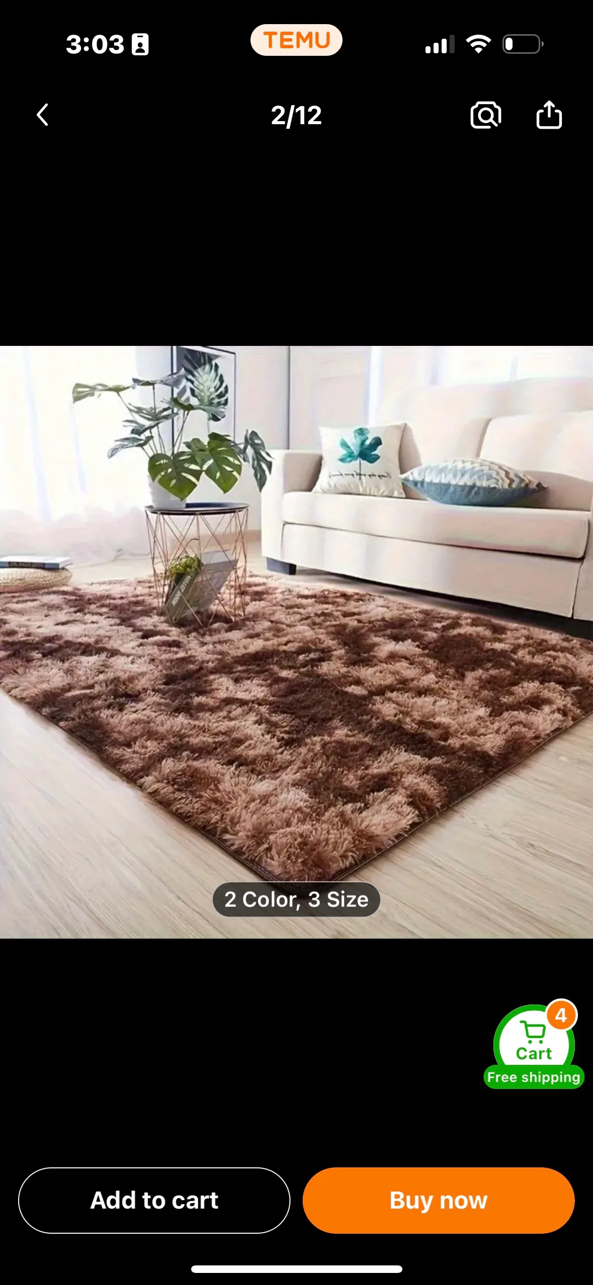 Shaggy Area Rug image indicator(3)