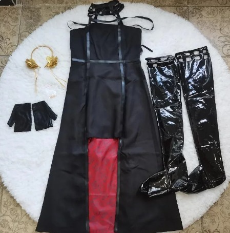 Halloween costume cosplay black dress Spy Family Yor