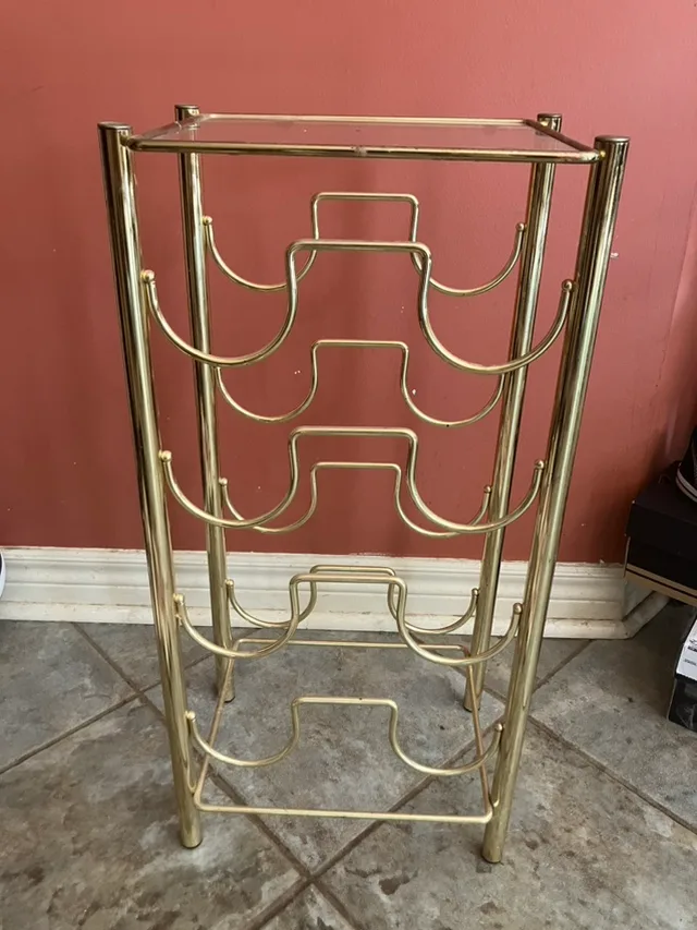 Brass Wine Rack thumbnail