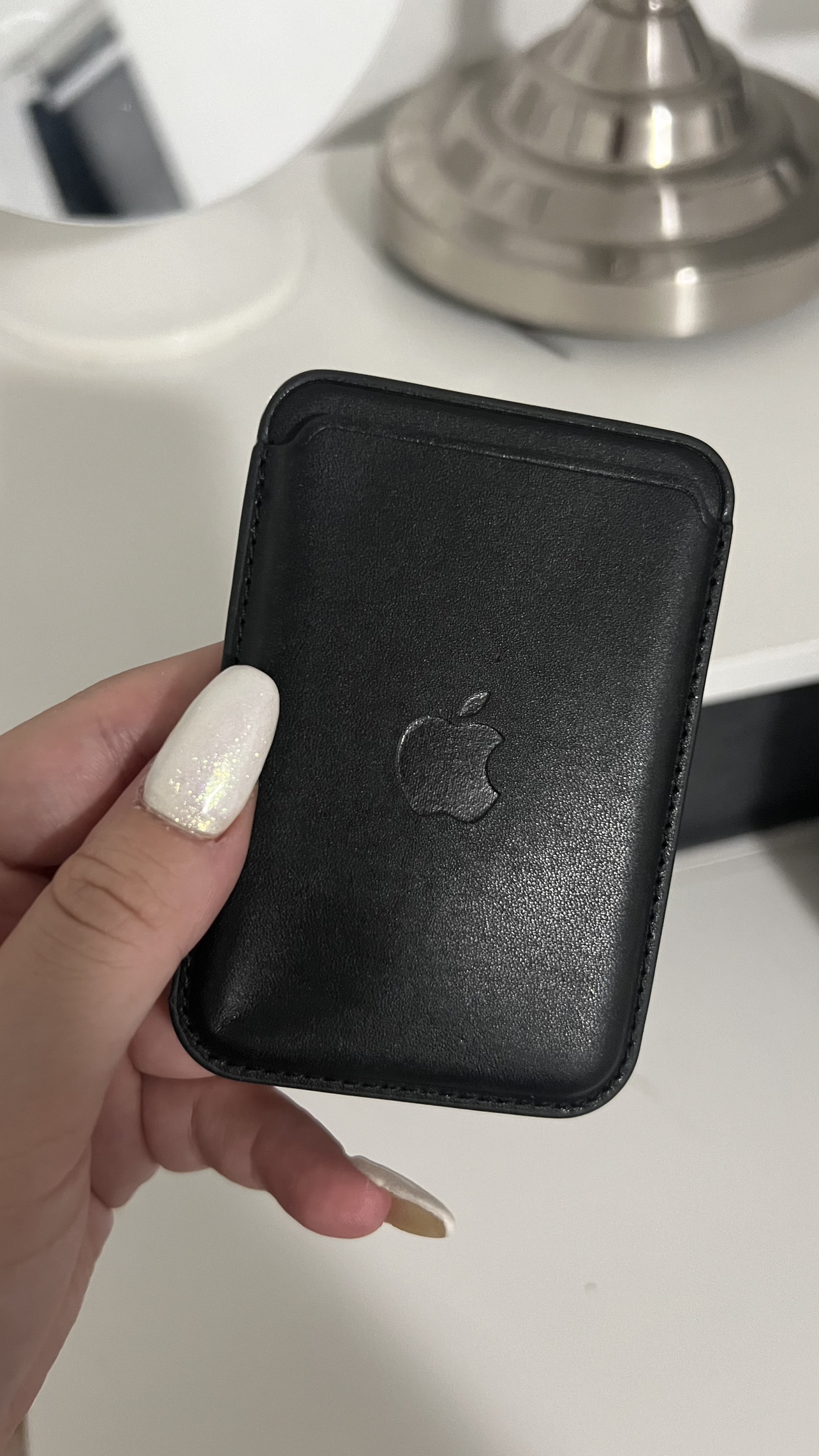 Magnetic iPhone Leather Wallet