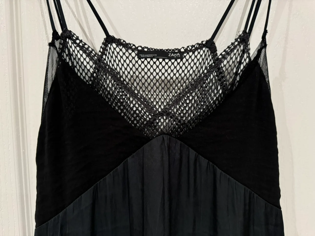 Zara Black Mesh Dress image indicator(3)