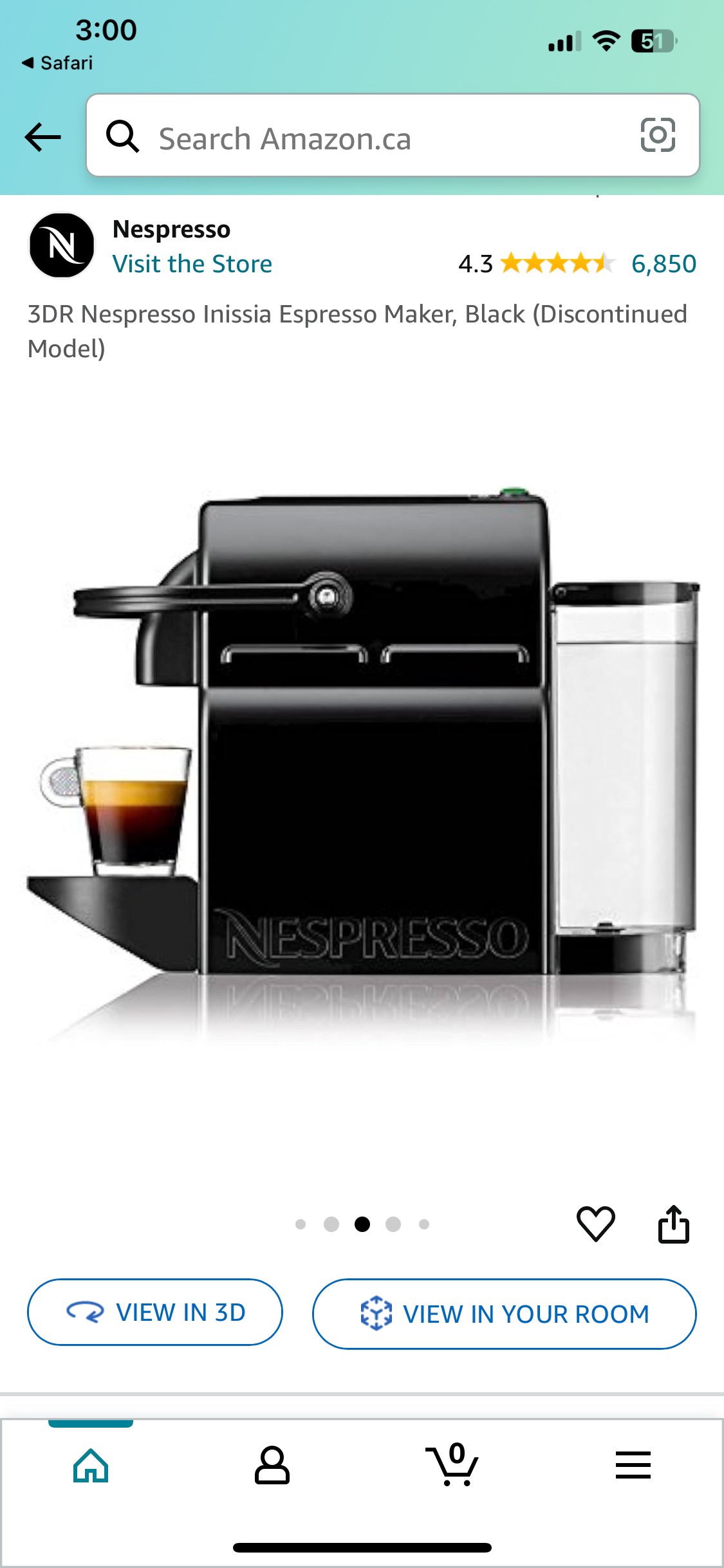 Nespresso Inissia Automatic Coffee Maker - photo 5