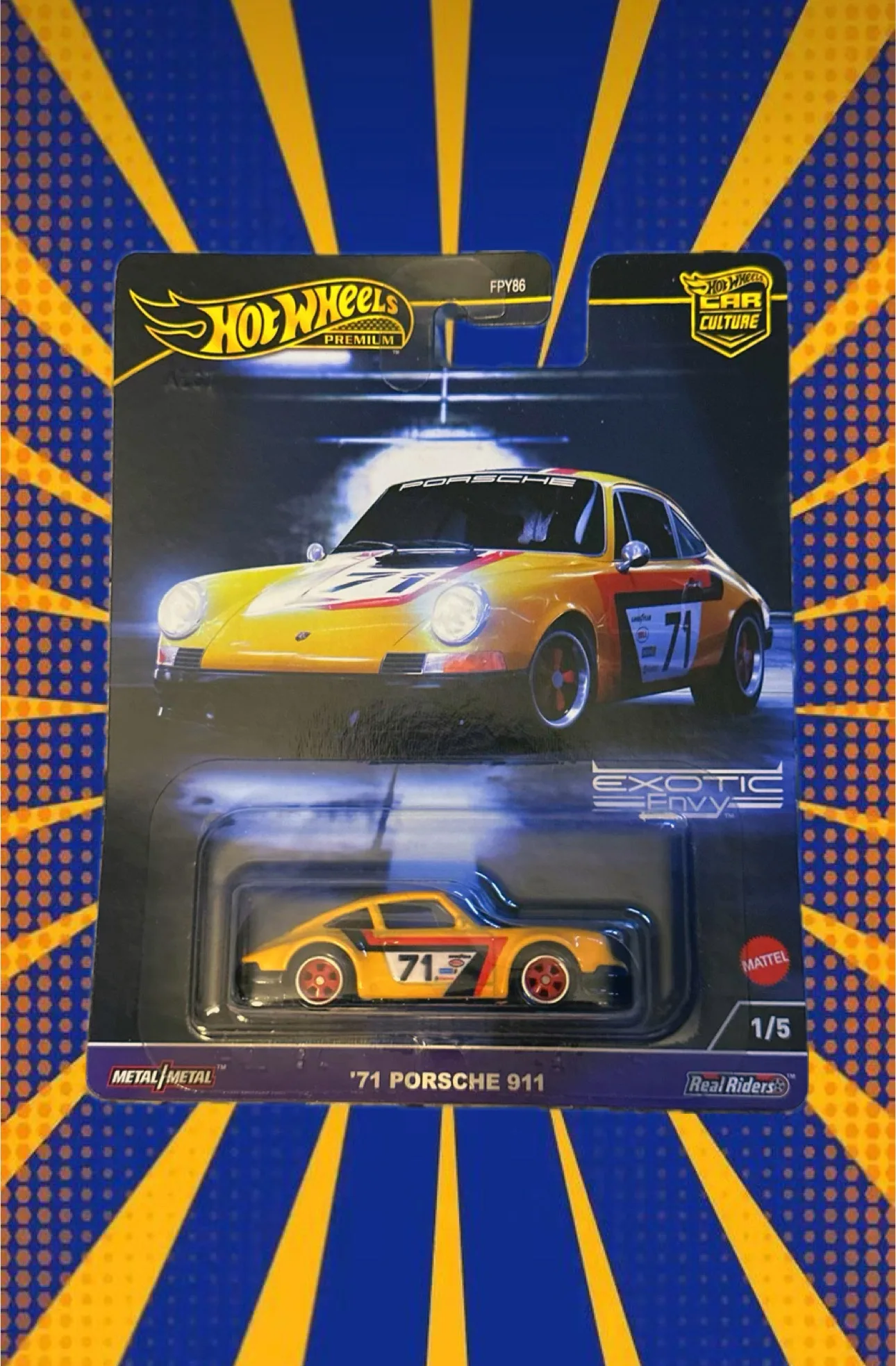 Hot Wheels Premium '71 Porsche 911 thumbnail