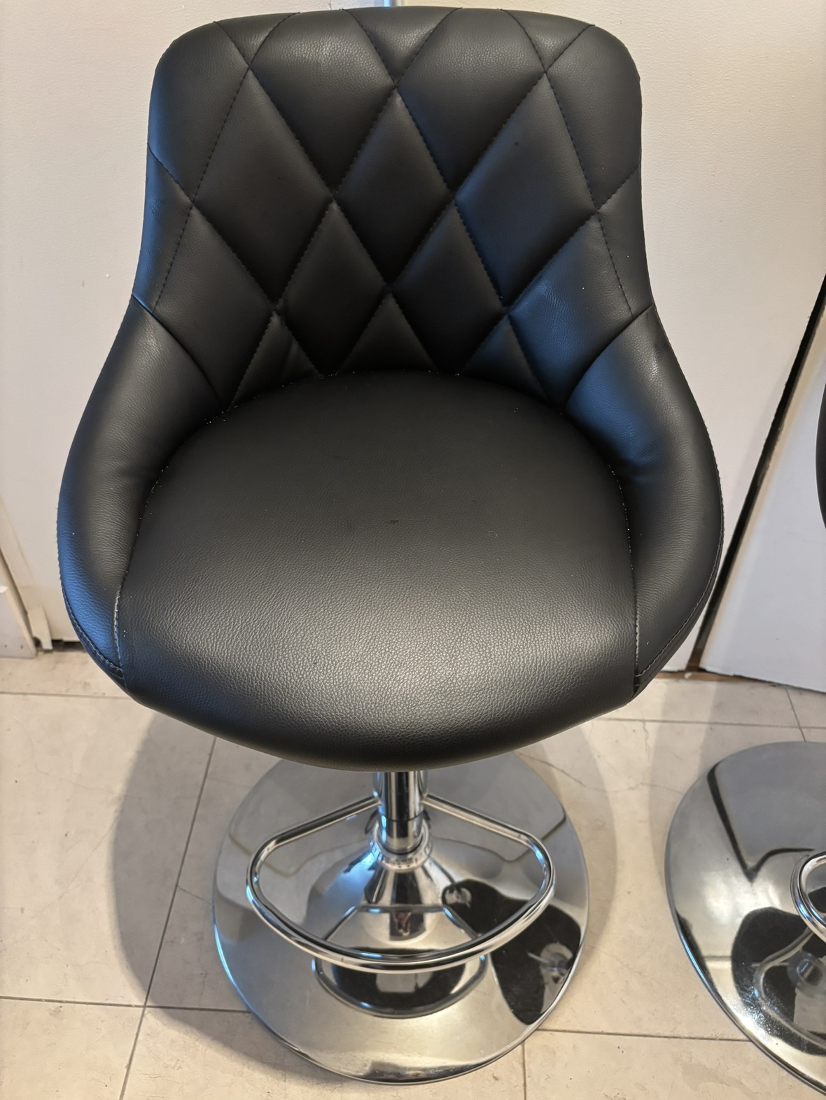 Black Bar Stools (Set of 2) - photo 4