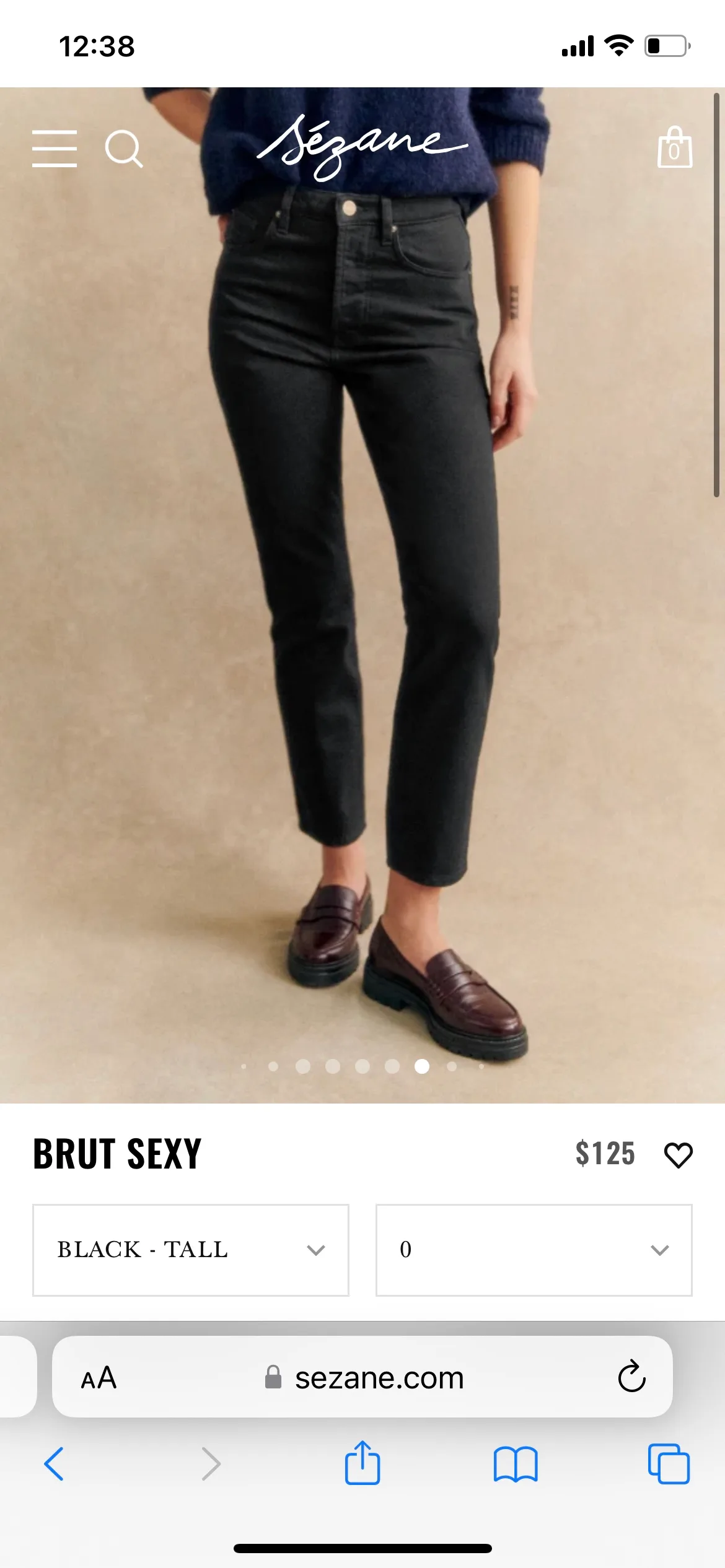 Brand new Sezane Jeans (original price -169$) thumbnail