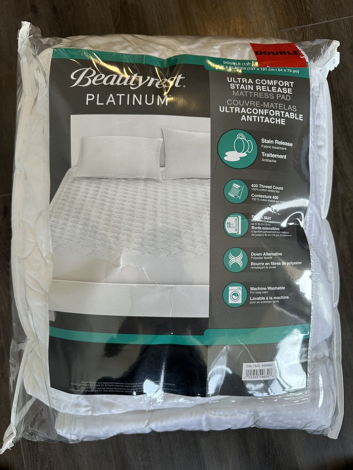 Beautyrest Platinum Double Mattress Pad