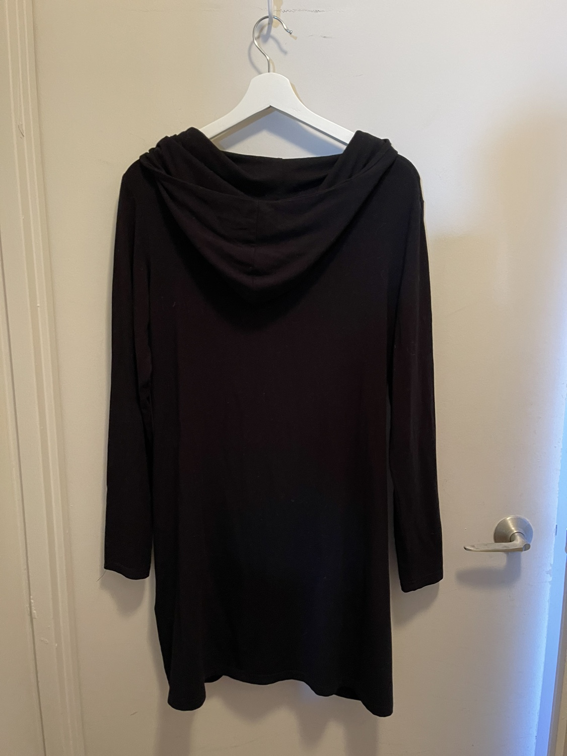 Black Hooded Bamboo Tunic