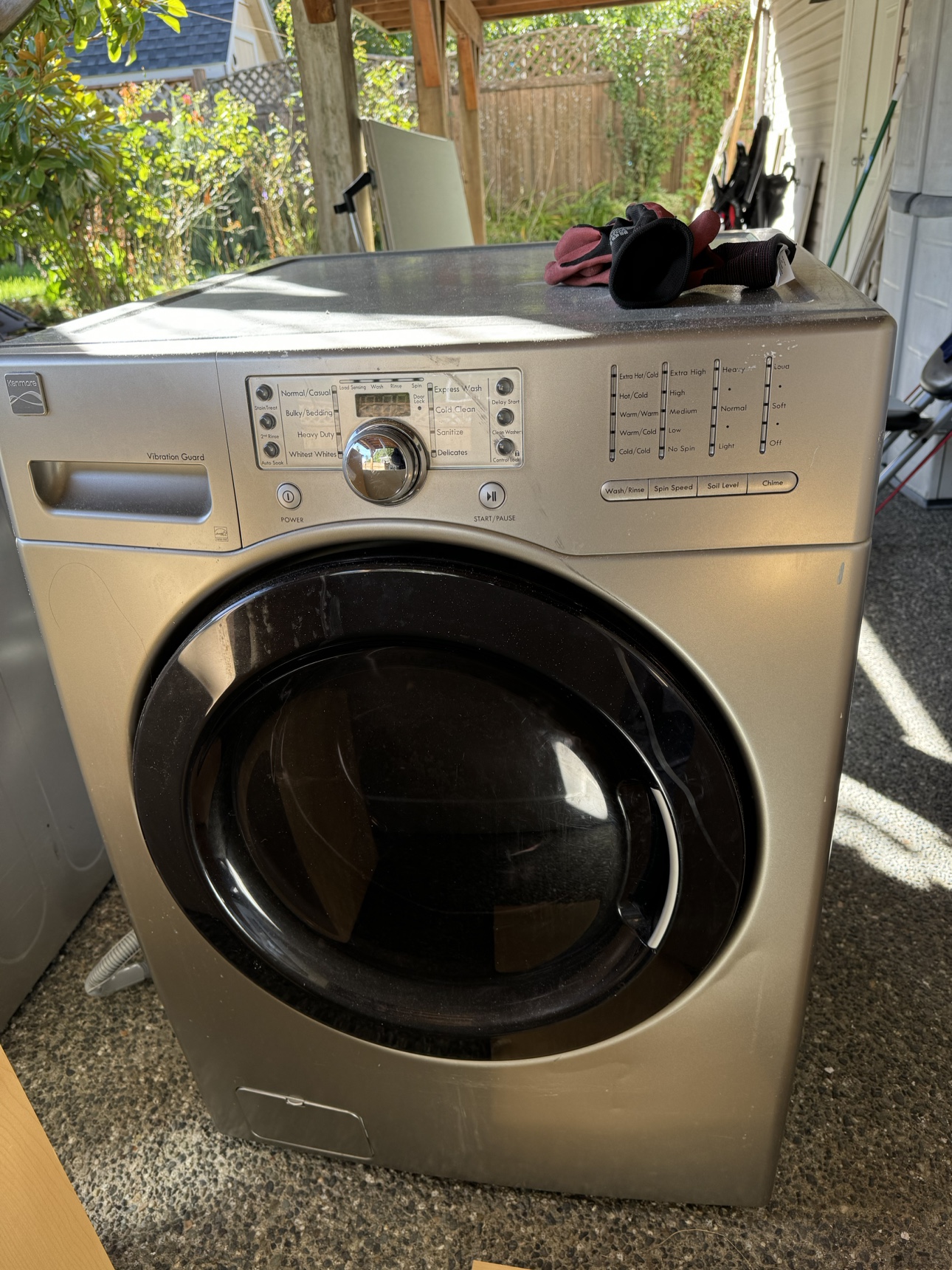 Kenmore Elite Front Load Washer and dryer
