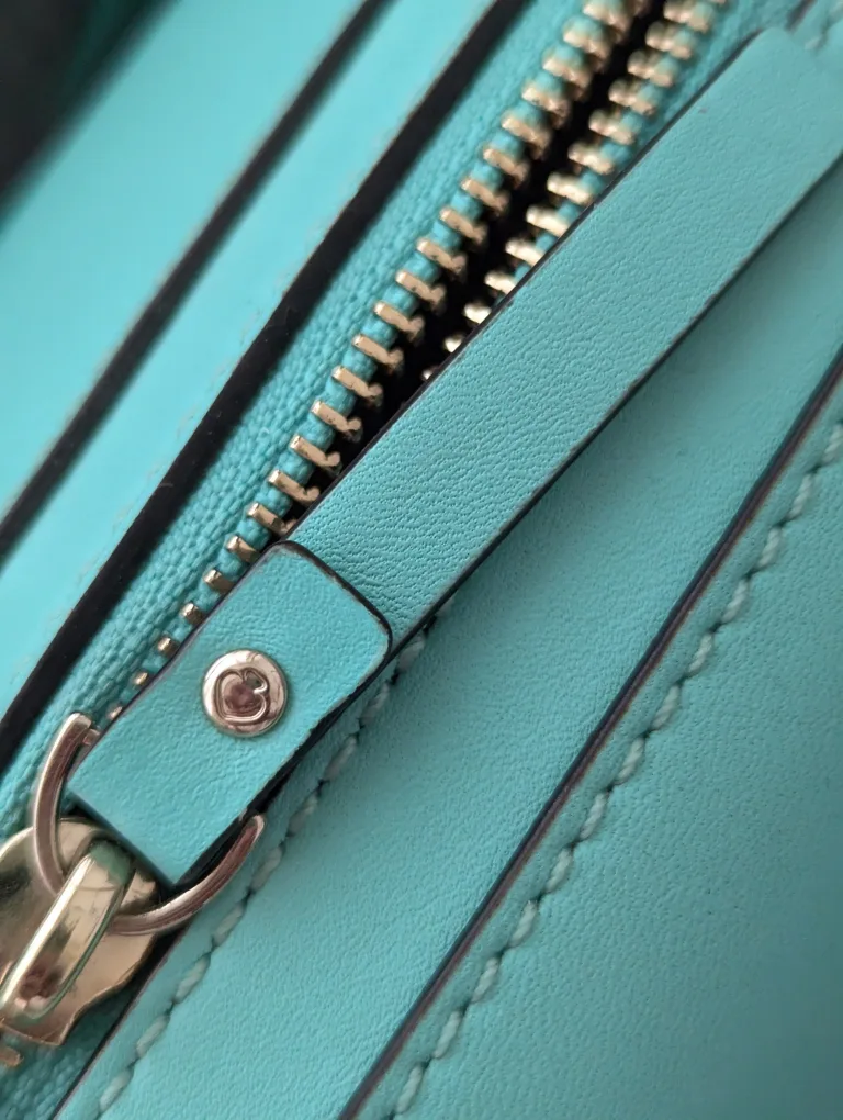 LIKE NEW Kate Spade crossbody purse in turquoise image indicator(5)