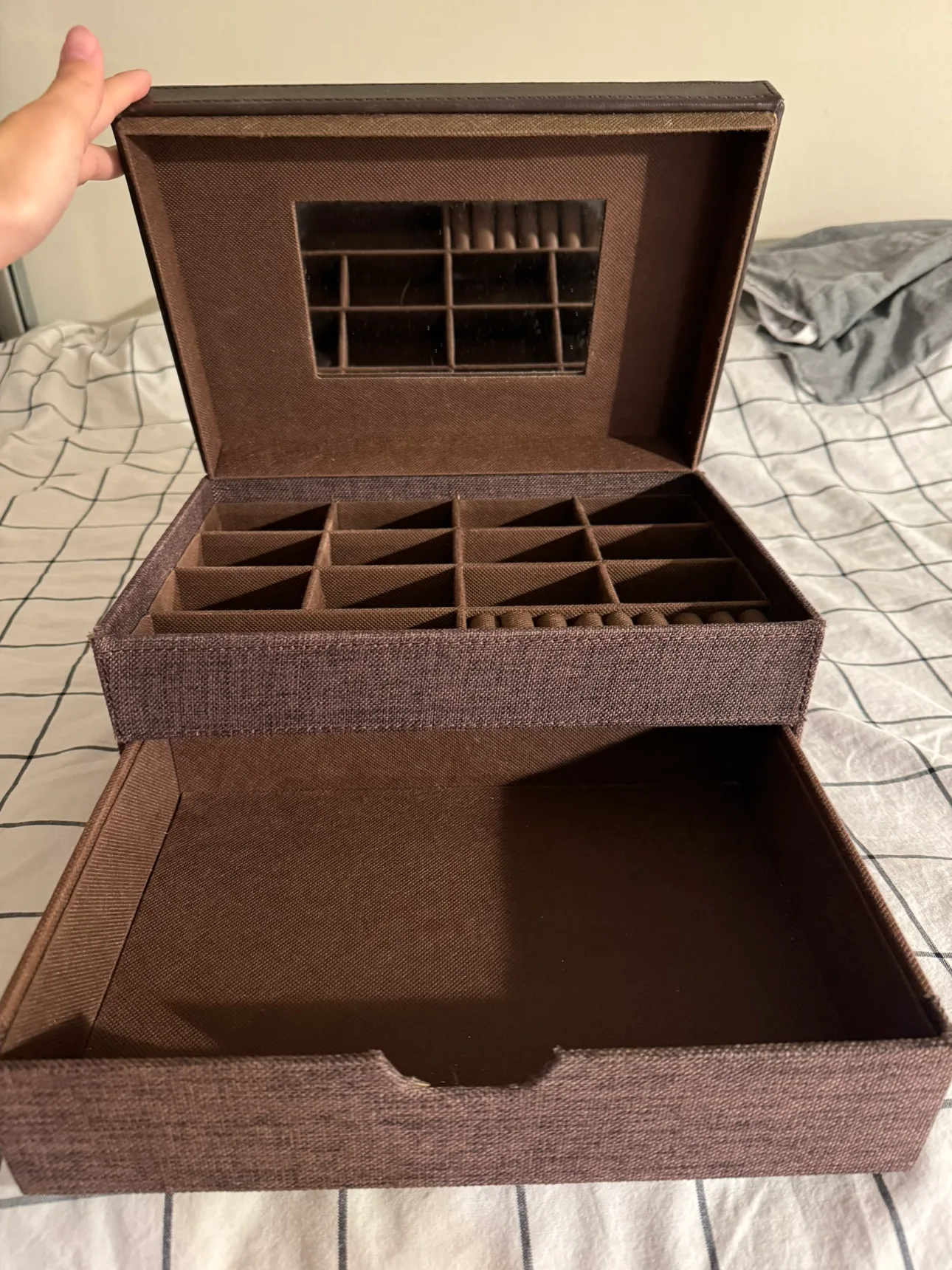 Brown Jewellery Box / Watch Organizer thumbnail