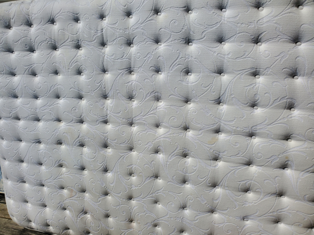 Queen Size Mattress + box spring + metal bed frame