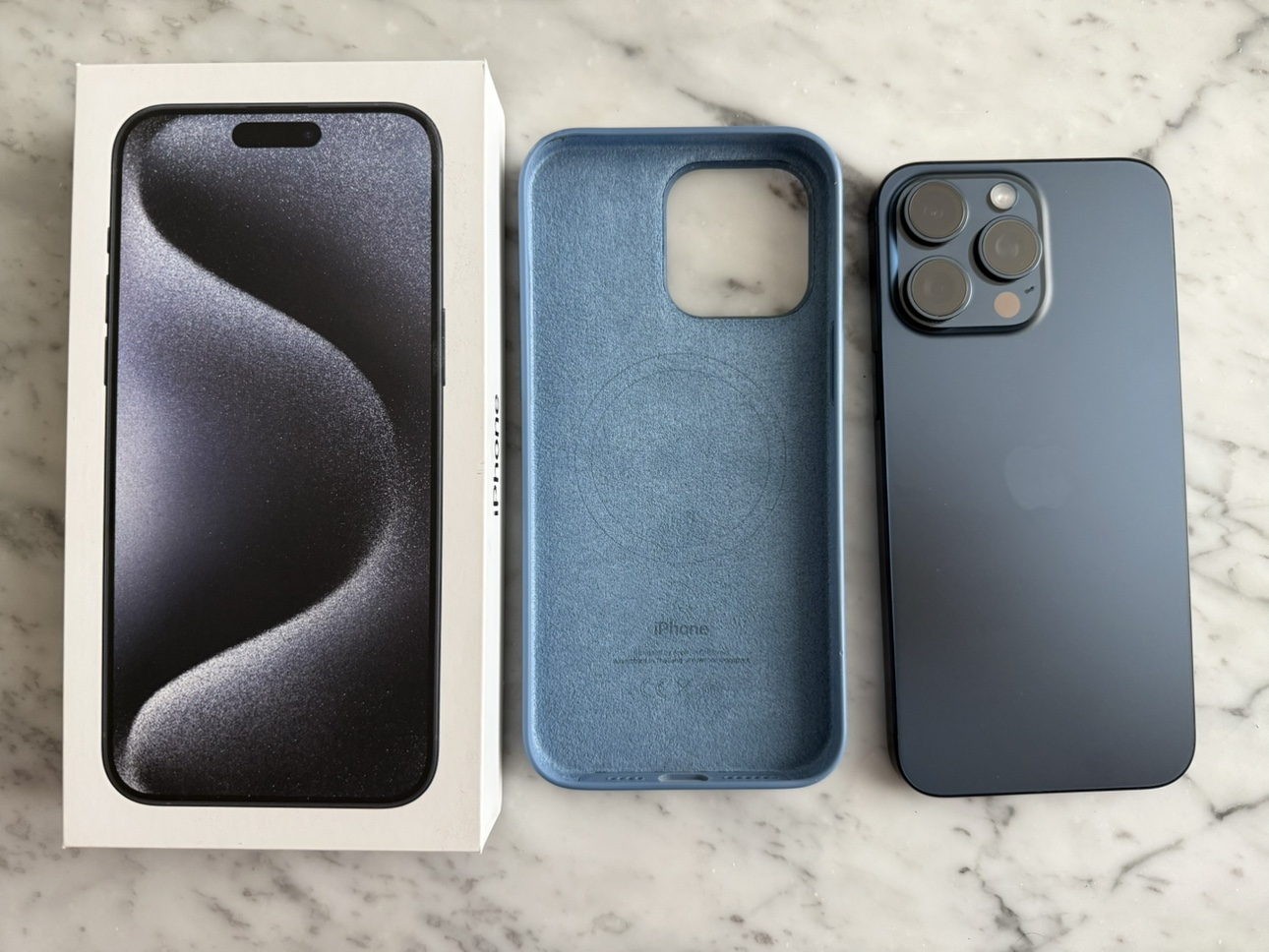 iPhone 15 Pro Max, 1TB, pacific blue, Apple Care,Magsafe Case - photo 2