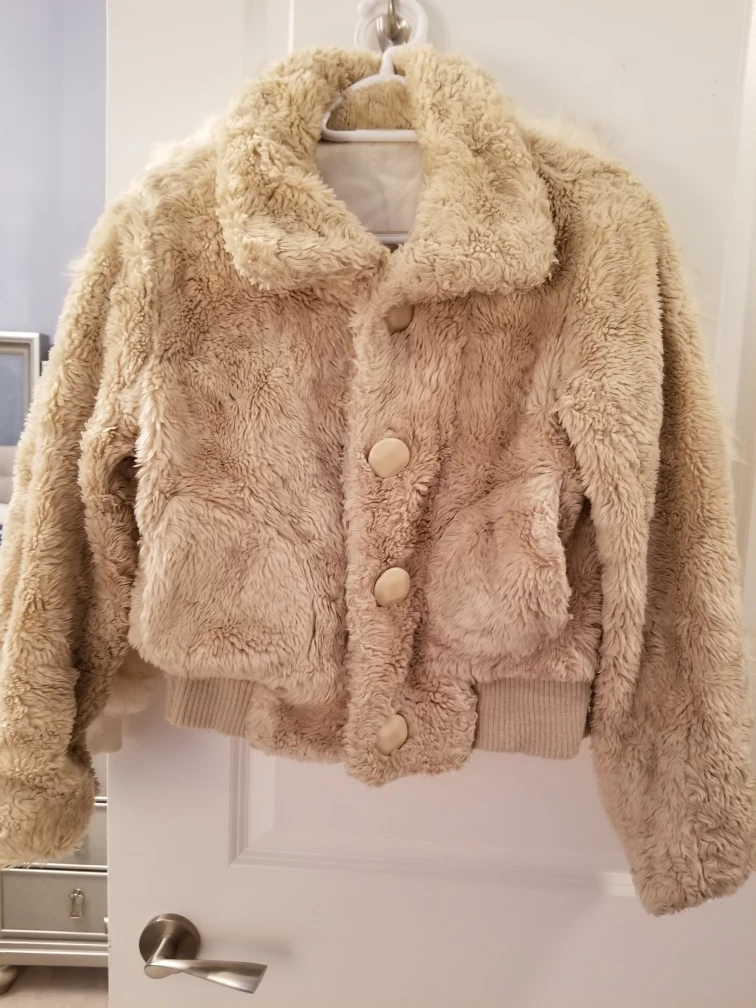 Cream Teddy Bear Jacket