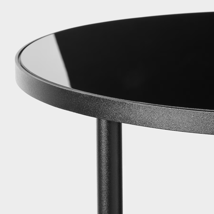 Side table,coffee table /glass black - photo 3