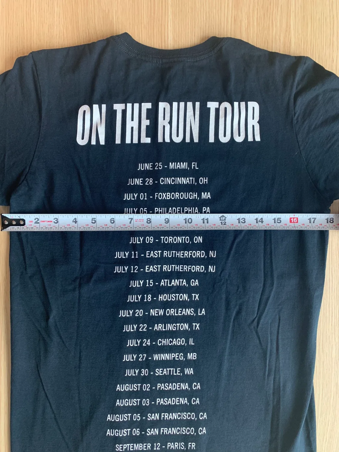 2014 Beyonce On The Run Tour T-Shirt image indicator(10)