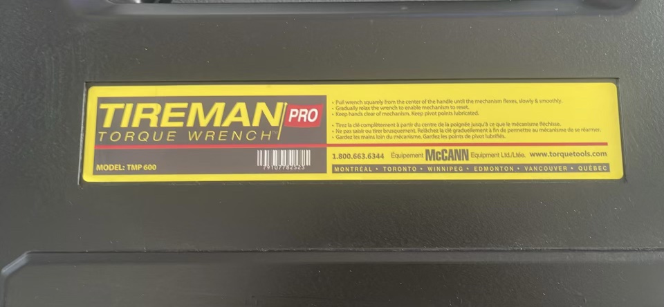 McCann Tireman PRO Torque Wrench