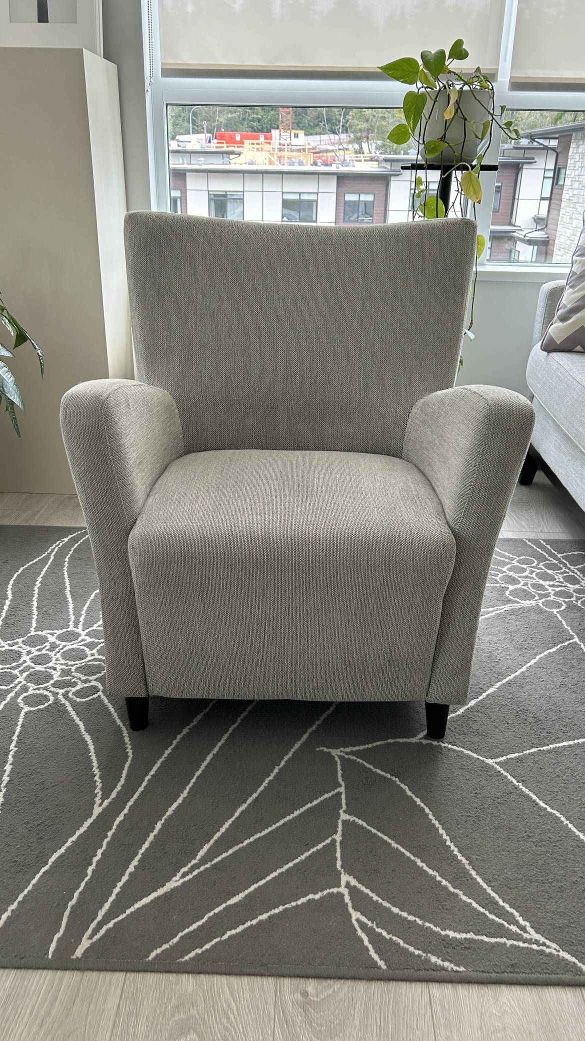 Grey Accent Chair - photo 2