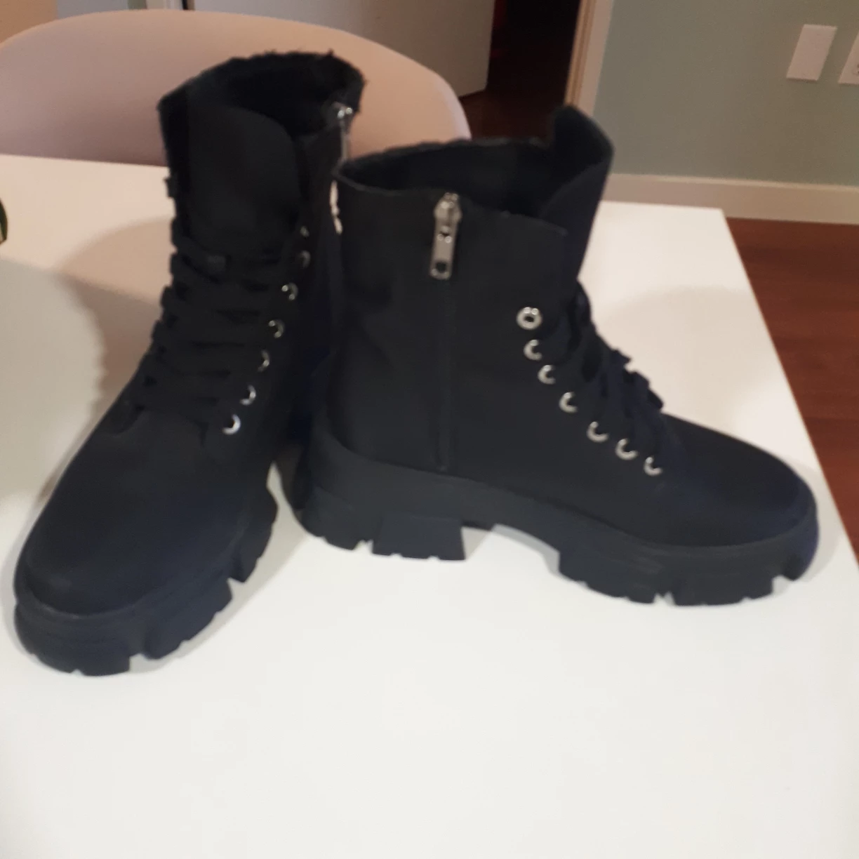 Black Platform Boots - Steve Madden - photo 3