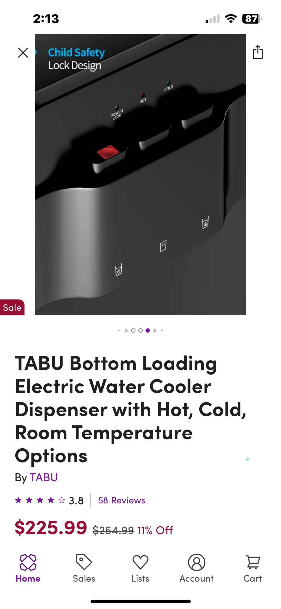TABU Bottom Loading Water Cooler - photo 3