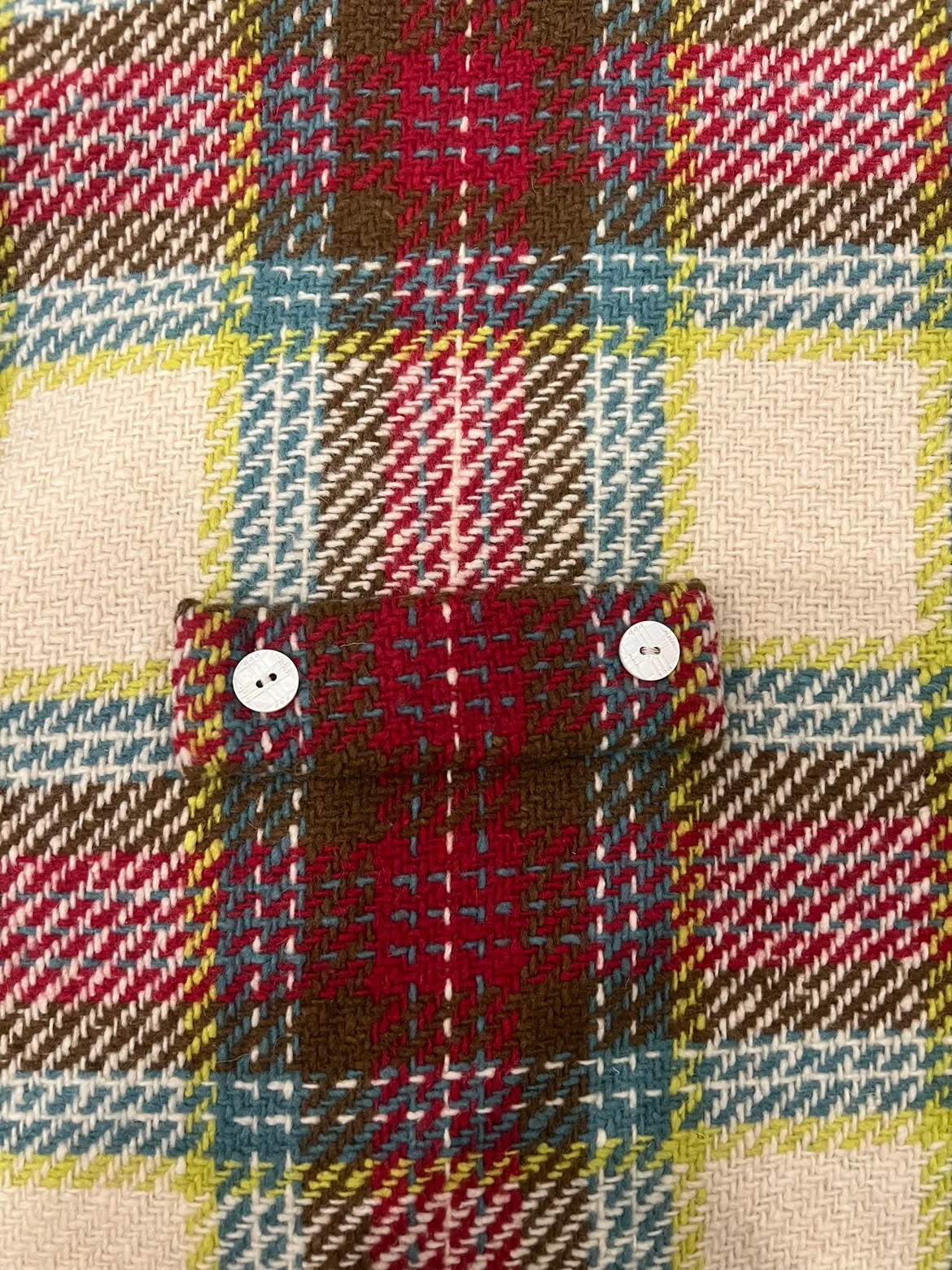 Burberry Kids Plaid Coat Size 3 Years image indicator(7)