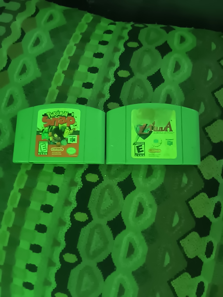 Pokemon Snap and Zelda: Ocarina of Time N64 Games