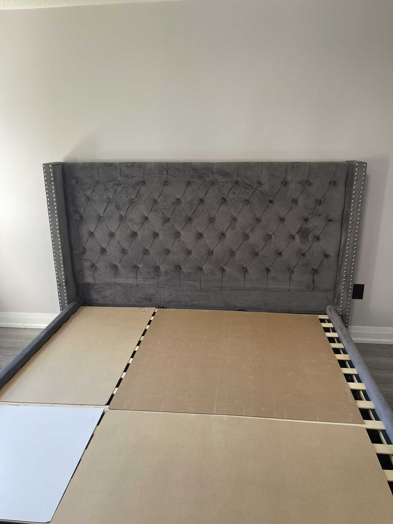 King Sized Upholstered Bed Frame - photo 2