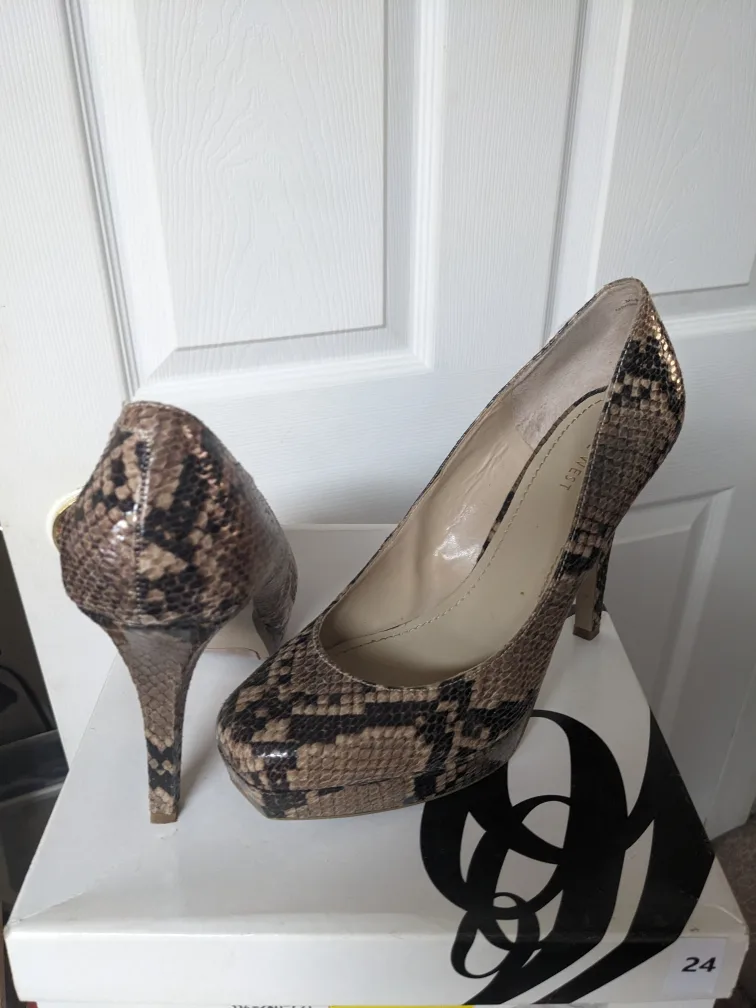 Nine West Snake Print Heels image indicator(2)