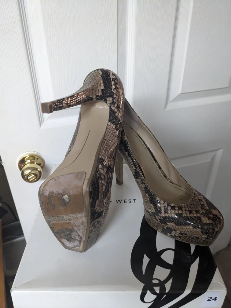 Nine West Snake Print Heels image indicator(3)