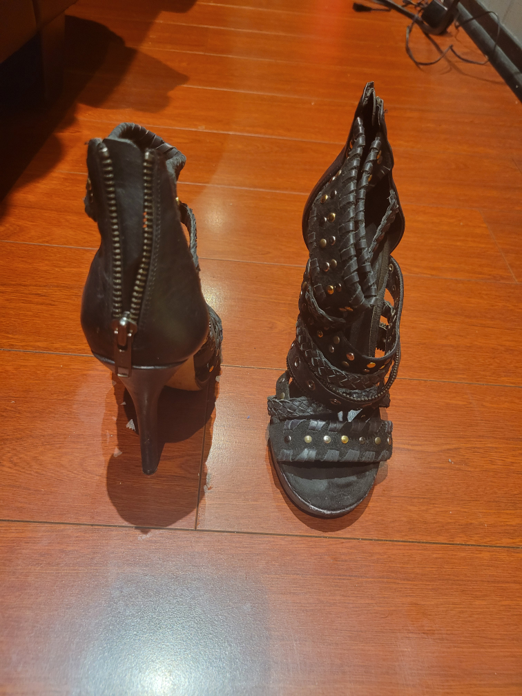 Black Studded Heels - photo 2