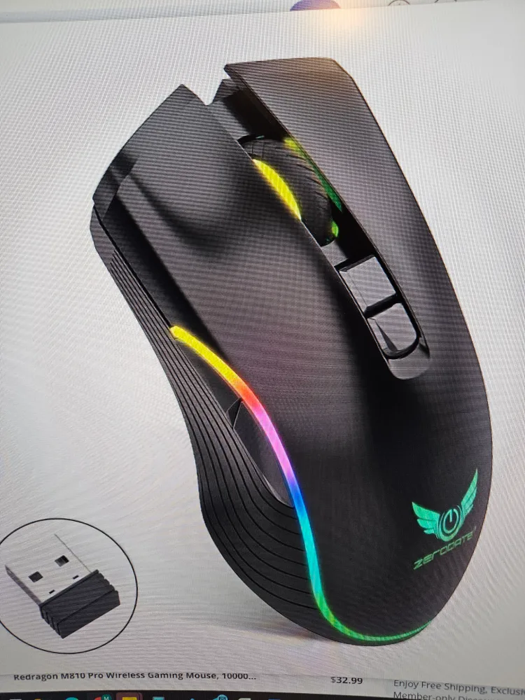 Wireless gaming mouse (New in box) thumbnail