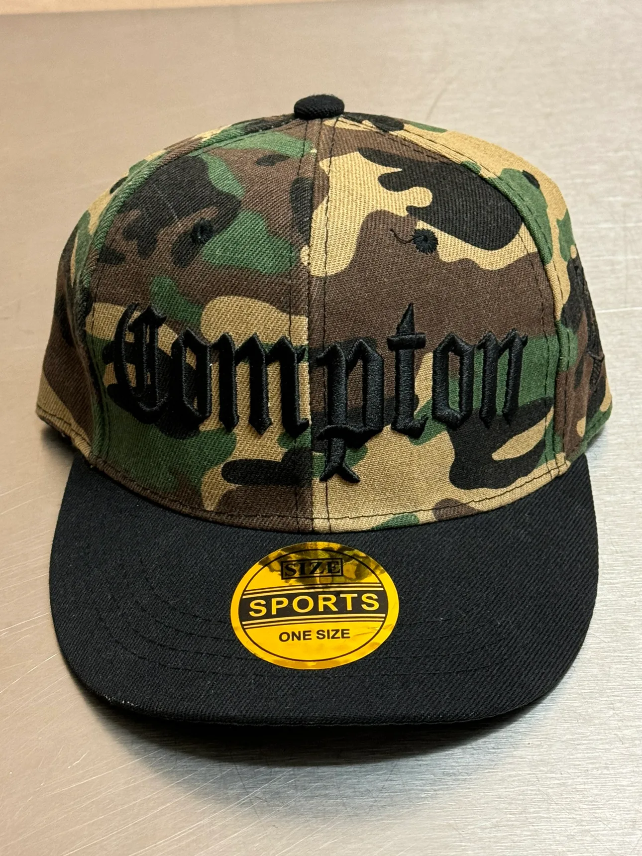 Compton Camo Snapback Hat thumbnail