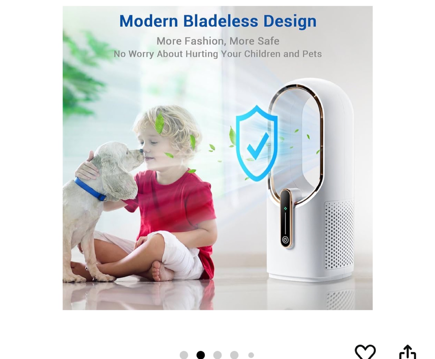 Bladeless Rechargeable Fan - photo 3