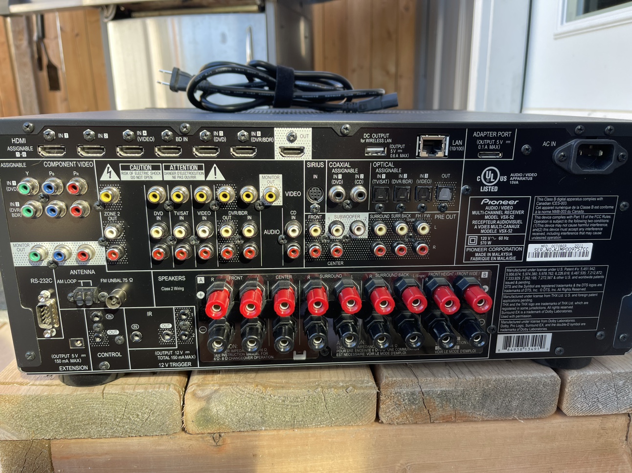Pioneer Elite VSX-52 Receiver - photo 2
