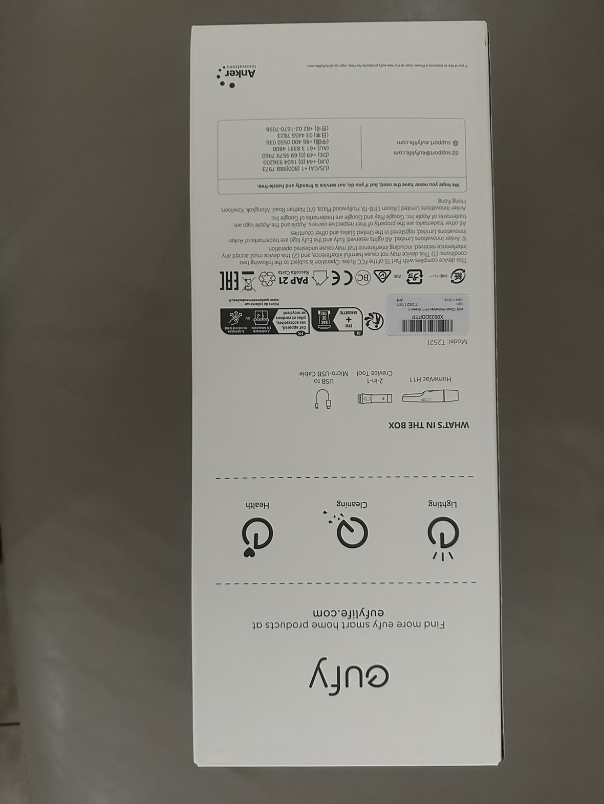 New Eufy HomeVac H11 frosted mint hand help portable vacuum - photo 2