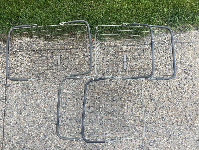 Set of 3  Wire Shopping Baskets - photo 4