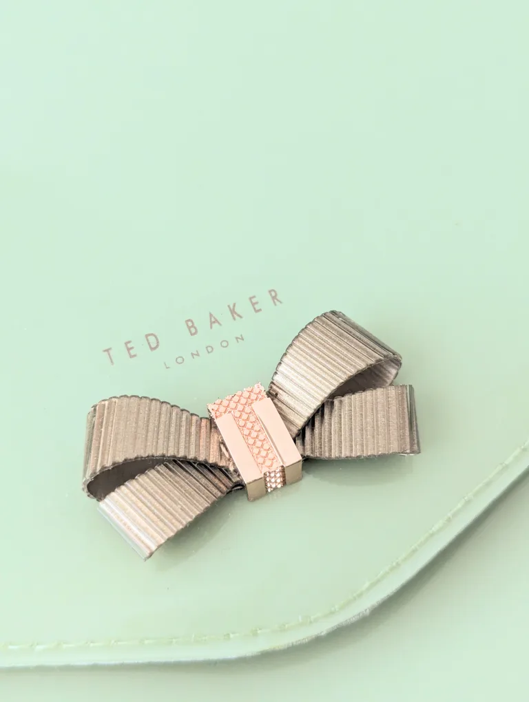 LIKE NEW Ted Baker seafoam green envelope clutch image indicator(4)