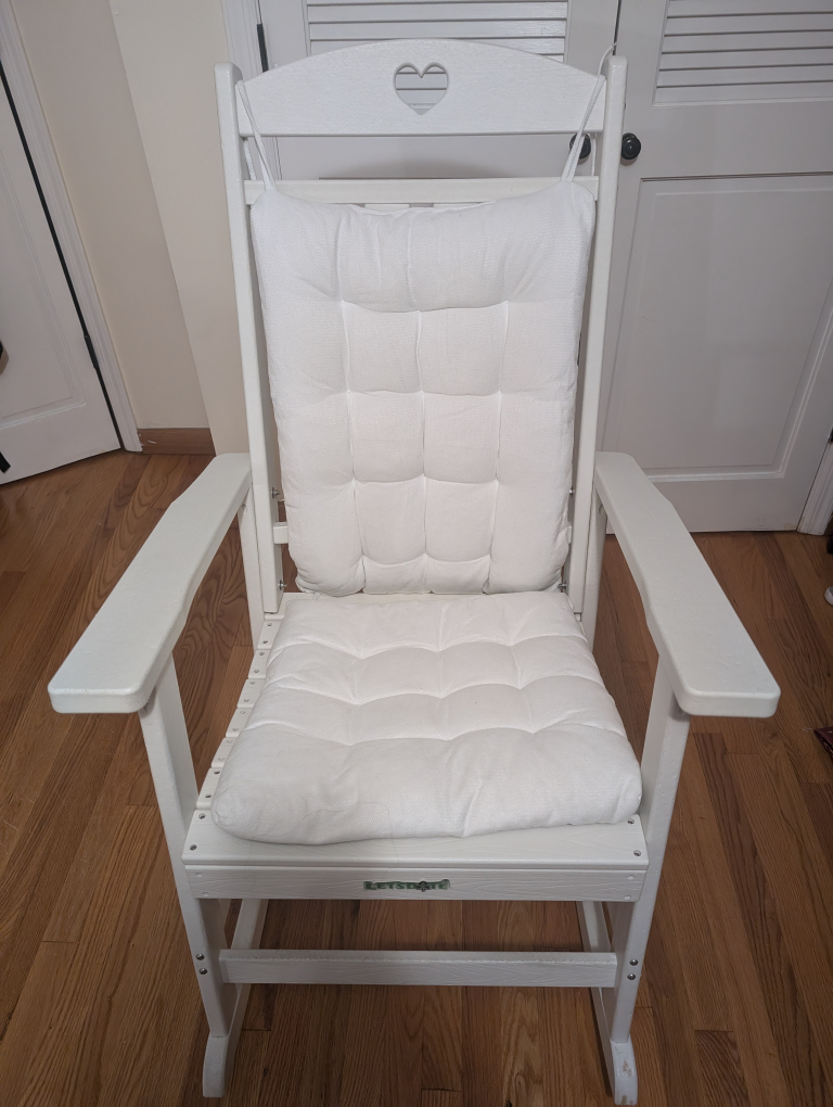 White Rocking Chair