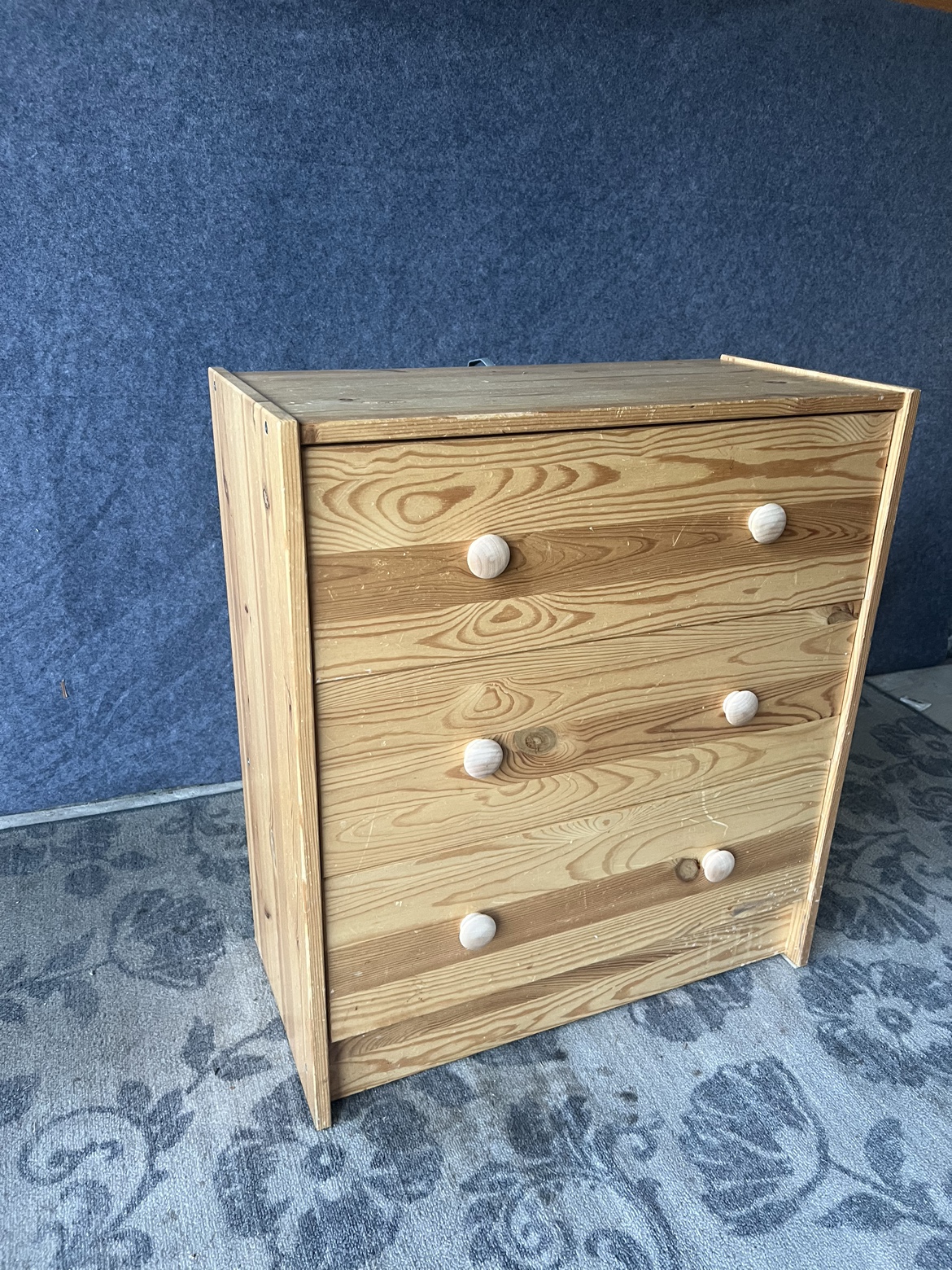 Three-Drawer Wood Dresser - photo 3