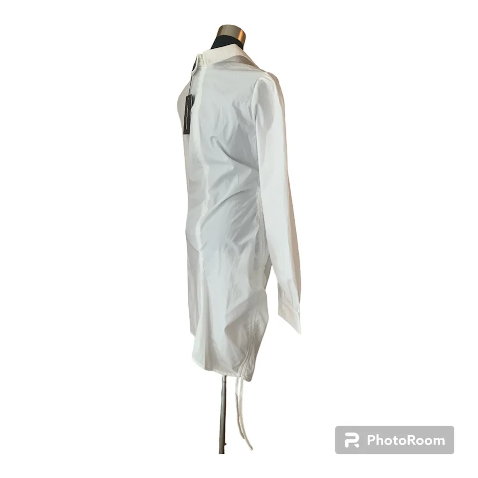 Ruched Side Fitted Shirt Dress image indicator(3)